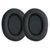 Set 2 Perne de urechi pentru casti Kingston HyperX Cloud II, Kwmobile, Negru, Piele ecologica, 53140.01