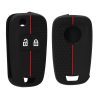 Husa Cheie Auto pentru Opel / Chevrolet - 2 Butoane, Silicon, Negru, 53135.01