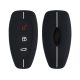 Husa Cheie Auto pentru Ford - 3 Butoane - Keyless Go, Silicon, Negru, 53133.03