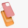 Husa Apple iPhone 12 / iPhone 12 Pro, Silicon, Portocaliu, 52641.150
