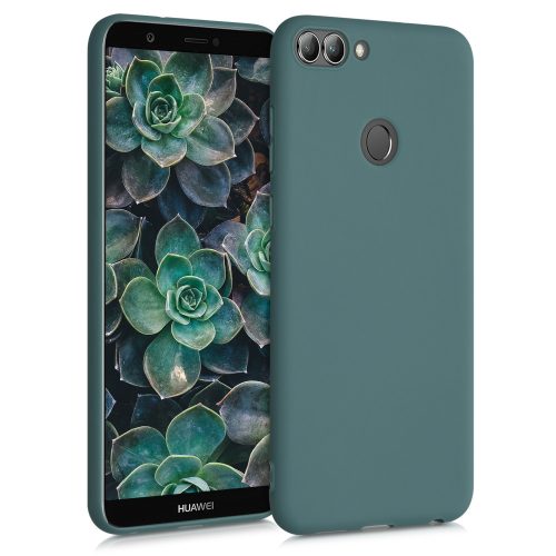 Husa Huawei P Smart / Enjoy 7s, Silicon, Verde, 44124.171
