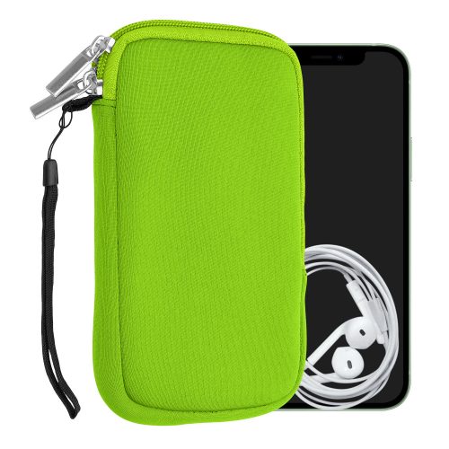 Husa Universala telefon M - 5,5 inch, Neopren, Verde, 46188.3.44