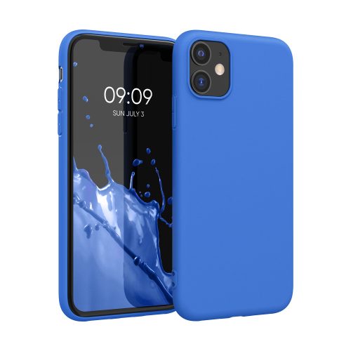 Husa Apple iPhone 11, Silicon, Albastru, 49783.104