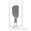 Husa Cheie Auto pentru VW - 3 Butoane, Piele nabuc, Gri, 53257.01