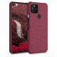Husa Google Pixel 5, Textil, Rosu, 52433.76
