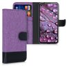 Husa Google Pixel 4a, Textil, Mov, 52250.38