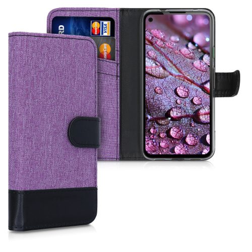 Husa Google Pixel 4a, Textil, Mov, 52250.38