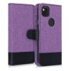 Husa Google Pixel 4a, Textil, Mov, 52250.38