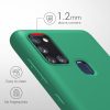 Husa Samsung Galaxy A21s, Silicon, Verde, 52494.142