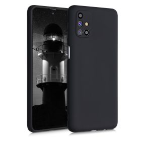 Husa Samsung Galaxy M31s, Silicon, Negru, 53313.47