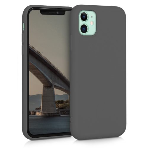 Husa Apple iPhone 11, Silicon, Gri, 50791.155