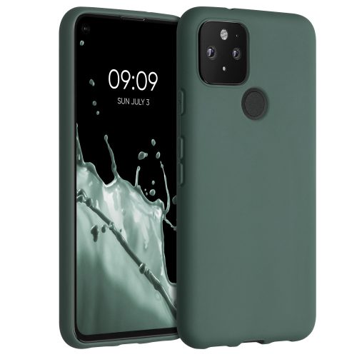 Husa Google Pixel 5, Silicon, Verde, 51722.166