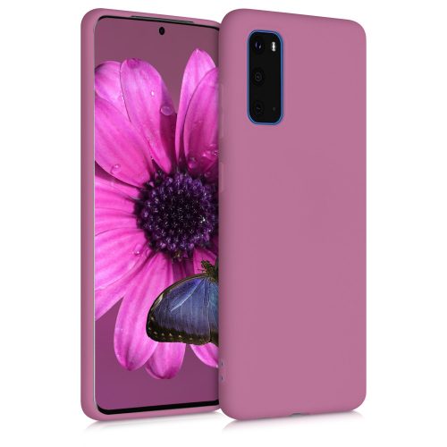Husa Samsung Galaxy S20, Silicon, Roz, 51235.167