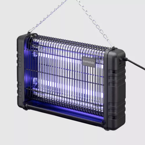 Lampa UV pentru insecte 4000V, 80 m2, Kwmobile, Negru, Plastic, 53414.01