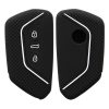 Husa Cheie Auto pentru VW - 3 Butoane, Silicon, Negru, 52650.91