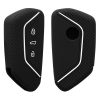 Husa Cheie Auto pentru VW - 3 Butoane, Silicon, Negru, 52650.91