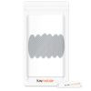 Set 4 Autocolante universale pentru maner usa auto, Kwmobile, Gri, Carbon, 51059.03
