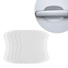 Set 4 Autocolante universale pentru maner usa auto, Kwmobile, Transparent, Silicon, 53426.03
