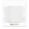 Set 4 Autocolante universale pentru maner usa auto, Kwmobile, Transparent, Silicon, 53426.03