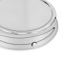 Set 2 Cutii pentru pastile cu 3 compartimente, Kwmobile, Argintiu, Otel, 53476.01