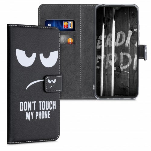 Husa Xiaomi Redmi 9C, Piele ecologica, Negru, 52852.02