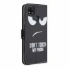 Husa Xiaomi Redmi 9C, Piele ecologica, Negru, 52852.02