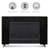 Husa de praf pentru televizor 65 inch, Kwmobile, Negru, Textil, 51704.01