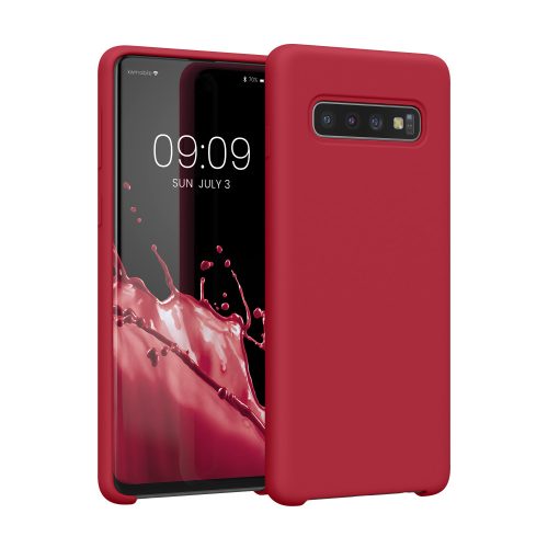 Husa Samsung Galaxy S10, Silicon, Rosu, 47732.208