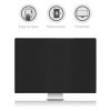 Husa pentru monitor Apple iMac 27"/iMac Pro 27", Kwmobile, Negru, Textil, 52099.01