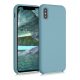 Husa Apple iPhone X / iPhone XS, Silicon, Albastru, 42495.206