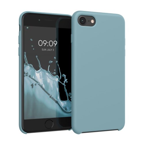 Husa iPhone 8 / iPhone 7 / iPhone SE 2, Silicon, Albastru, 40225.206