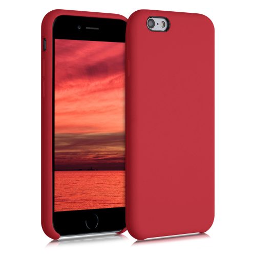 Husa Apple iPhone 6 / iPhone 6s, Silicon, Rosu, 40223.208