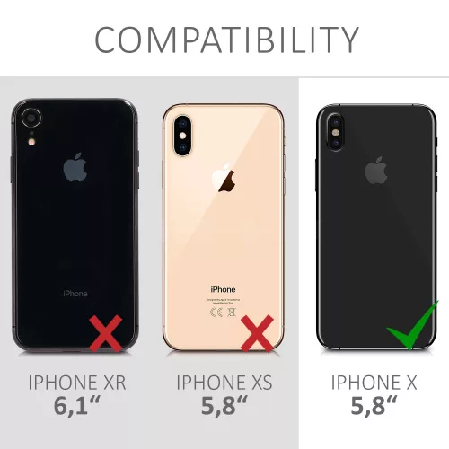 Husa Apple iPhone X / iPhone XS, Silicon, Rosu, 42495.209