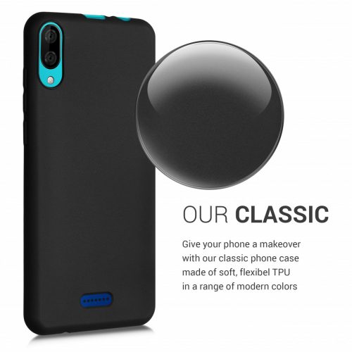 Husa Wiko Y80, Silicon, Negru, 53507.01