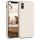 Husa Apple iPhone X / iPhone XS, Silicon, Crem, 46313.210
