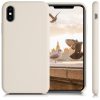 Husa Apple iPhone X / iPhone XS, Silicon, Crem, 46313.210
