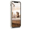 Husa Apple iPhone X / iPhone XS, Silicon, Crem, 46313.210