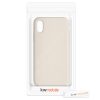 Husa Apple iPhone X / iPhone XS, Silicon, Crem, 46313.210