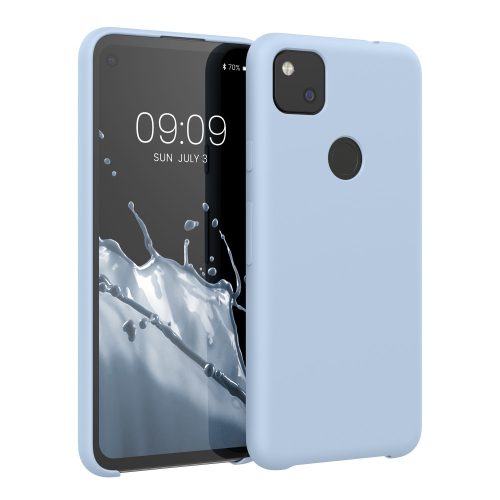 Husa Google Pixel 4a, Silicon, Albastru, 52549.58