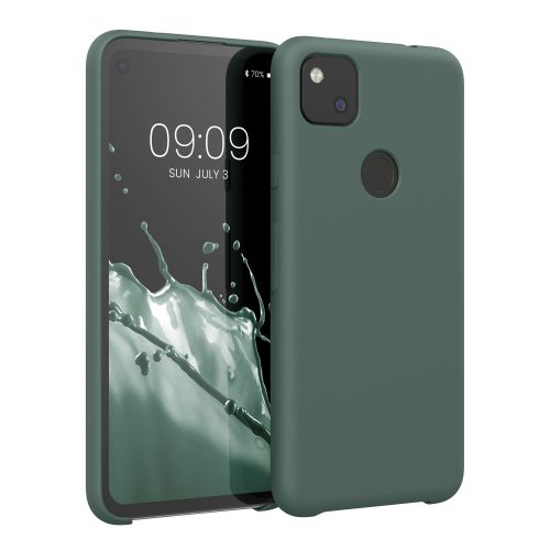 Husa Google Pixel 4a, Silicon, Verde, 52549.171
