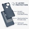 Husa Google Pixel 4a, Silicon, Albastru, 52549.202