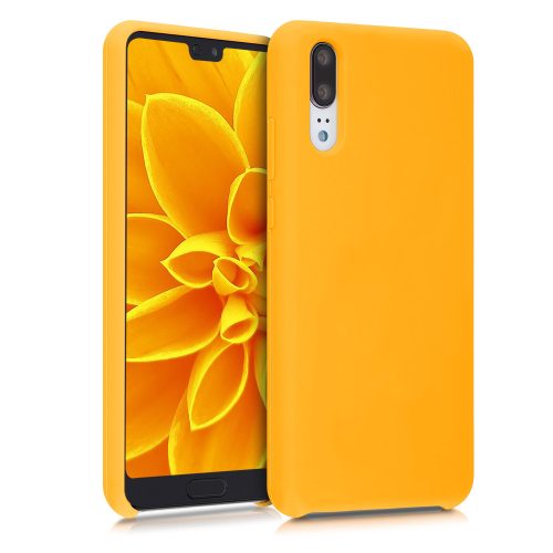 Husa Huawei P20, Silicon, Portocaliu, 45689.180