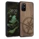 Husa OnePlus 8T, Lemn, Maro, 53682.01