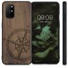 Husa OnePlus 8T, Lemn, Maro, 53682.01