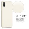 Husa Apple iPhone X / iPhone XS, Silicon, Bej, 46313.204