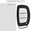 Carcasa Cheie pentru Hyundai / Kia - 3 Butoane - Keyless Go, Plastic, Negru, 53711.01