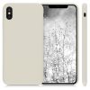 Husa iPhone XS Max, Silicon, Crem, 45909.204
