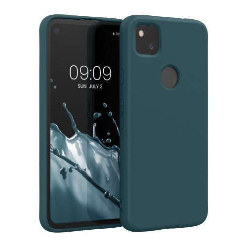 Husa Google Pixel 4a, Silicon, Verde, 52622.57