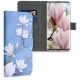 Husa Motorola Edge, Piele ecologica, Albastru, 52760.02