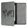 Husa pentru Kindle Paperwhite 10, Piele ecologica, Gri, 48975.13